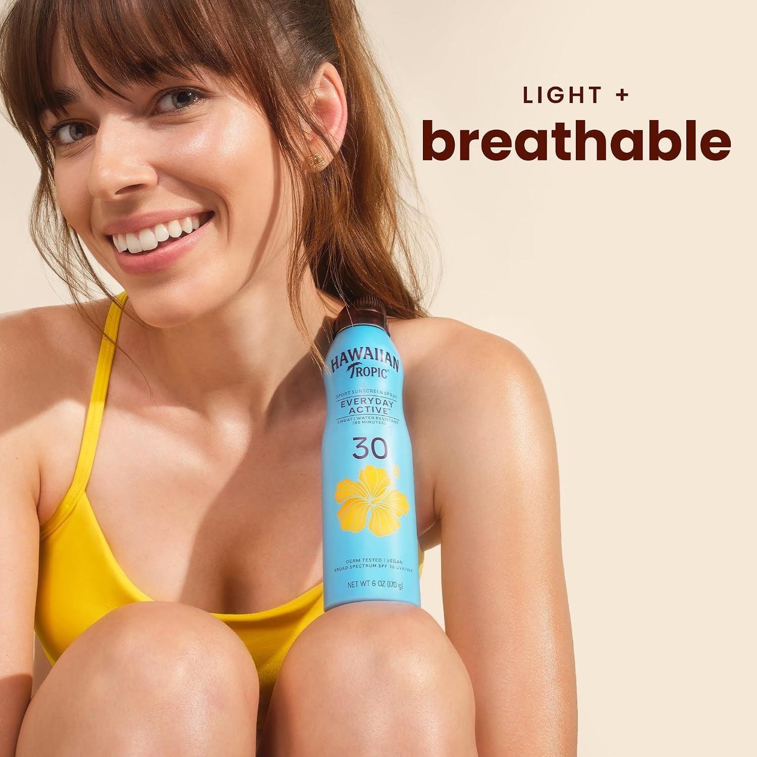 Everyday Active Clear Spray Sunscreen SPF 30|  Sunscreen Spray SPF 30, Sunblock, Oxybenzone Free, 6Oz Each Twin Pack